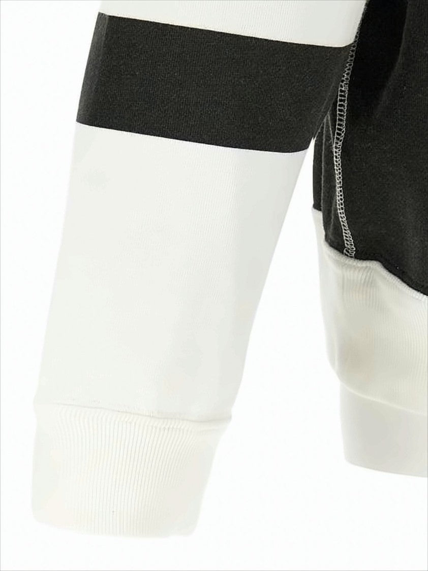 Isabel Marant Horizontal Color-Block Long-Sleeve Sweatshirt With Ribbed Details