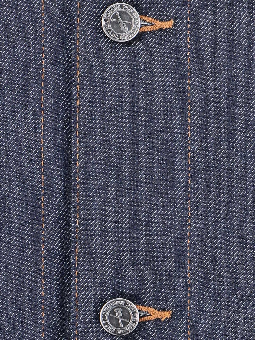A.P.C. Classic Blue Long-Sleeve Shirt