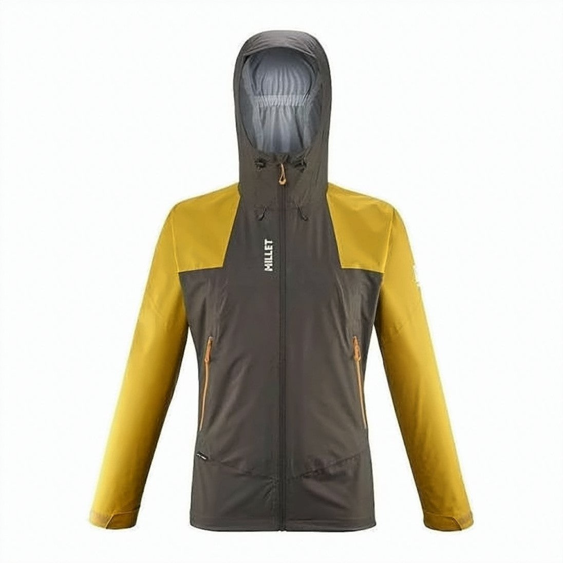 Other Brands Two-Tone Hooded Jacket With Zippered Pockets