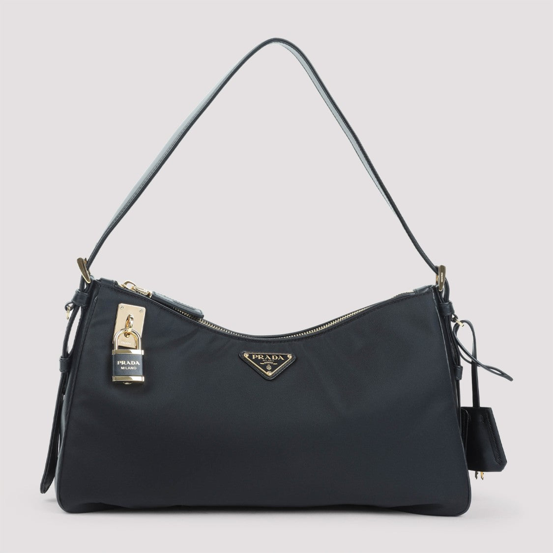 Prada Black Recycled Polyamide Sacca Handbag