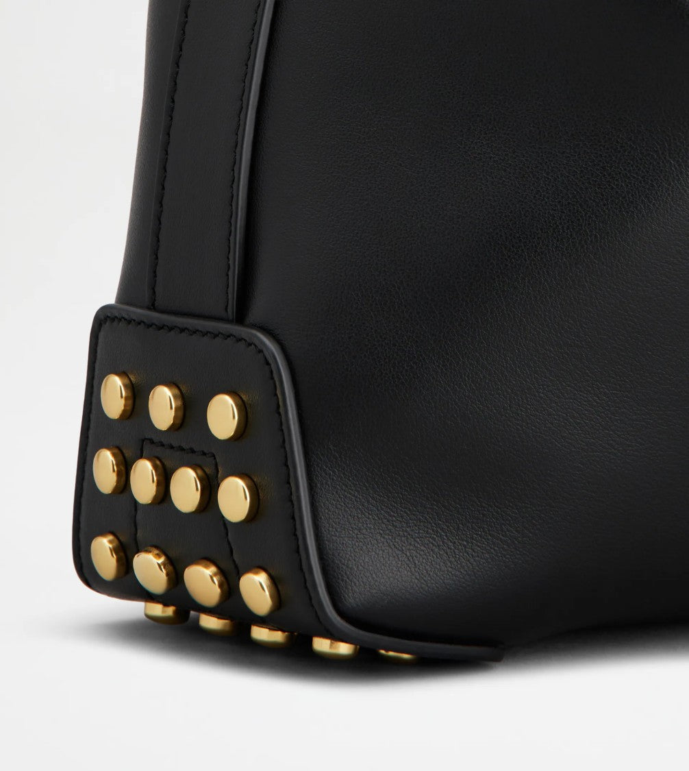 Tod's Gmt Sacca Mini Leather Bag – Black