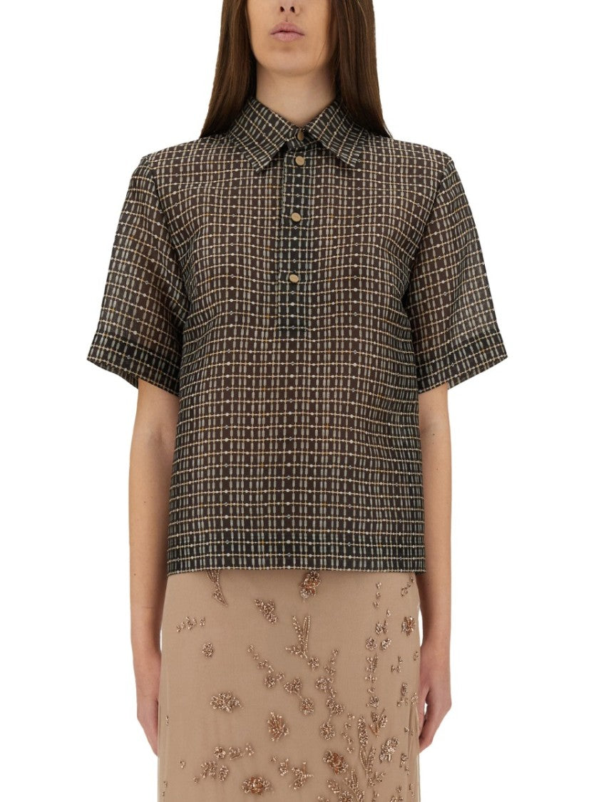 Fendi Silk Net Shirt
