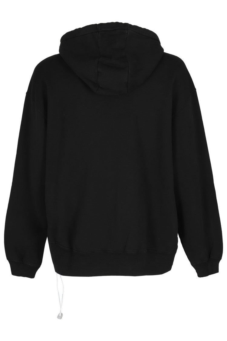 Bonsai Black Drawstring Hoodie Sweatshirt