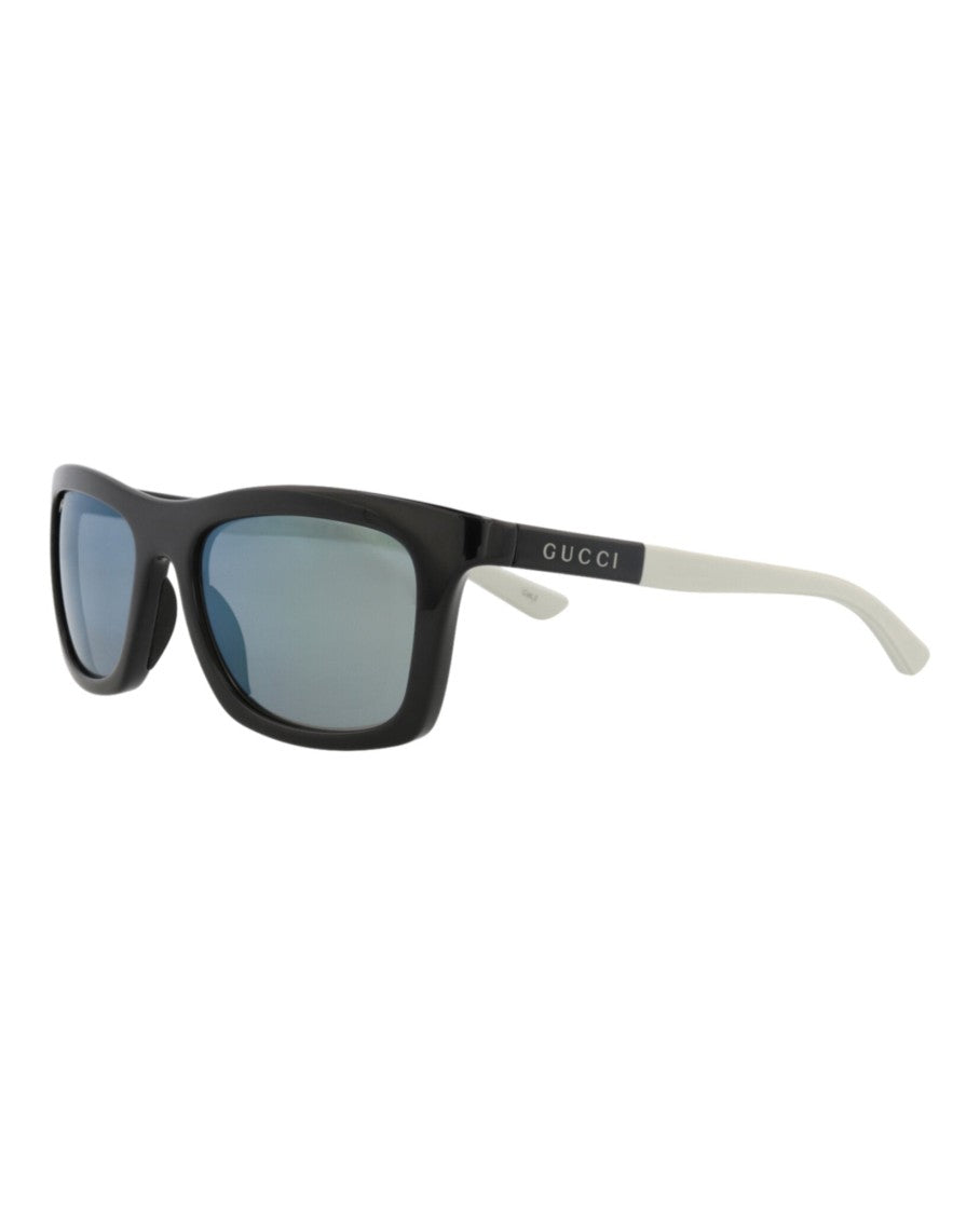 Gucci Square-Frame Injection Sunglasses