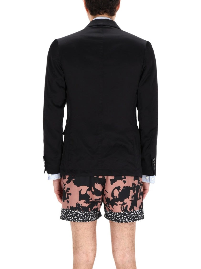 Dries Van Noten Balto Viscose-Blend Double-Breasted Blazer