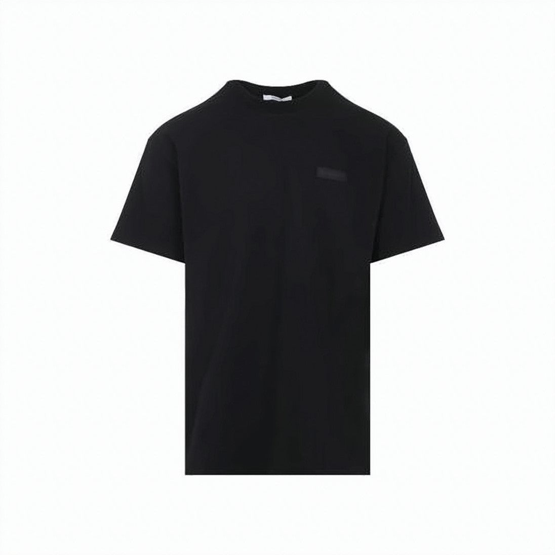 Givenchy Black T-Shirt With Tonal Logo Patch