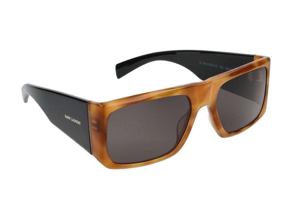 Saint Laurent Sunglasses Saint Laurent Sl 635 Acetate 005 Havana Black Black 58/18/130