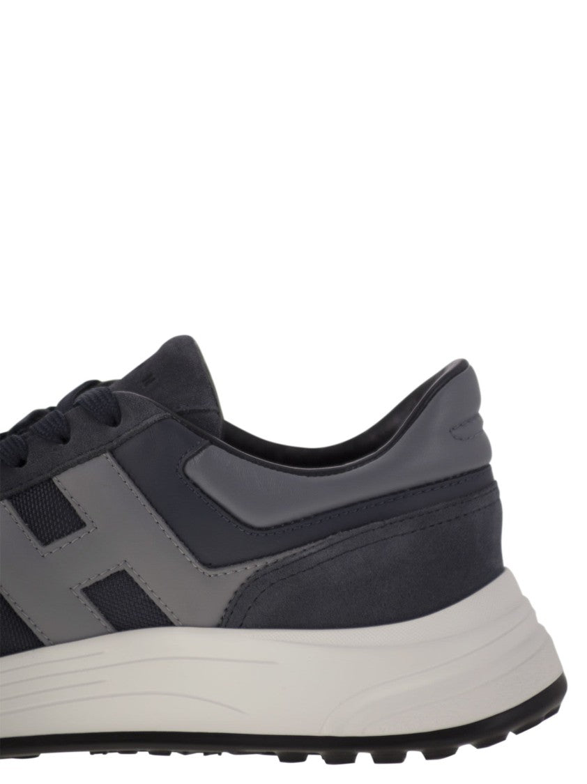 Hogan Hyperlight - Suede And Canvas Sneakers