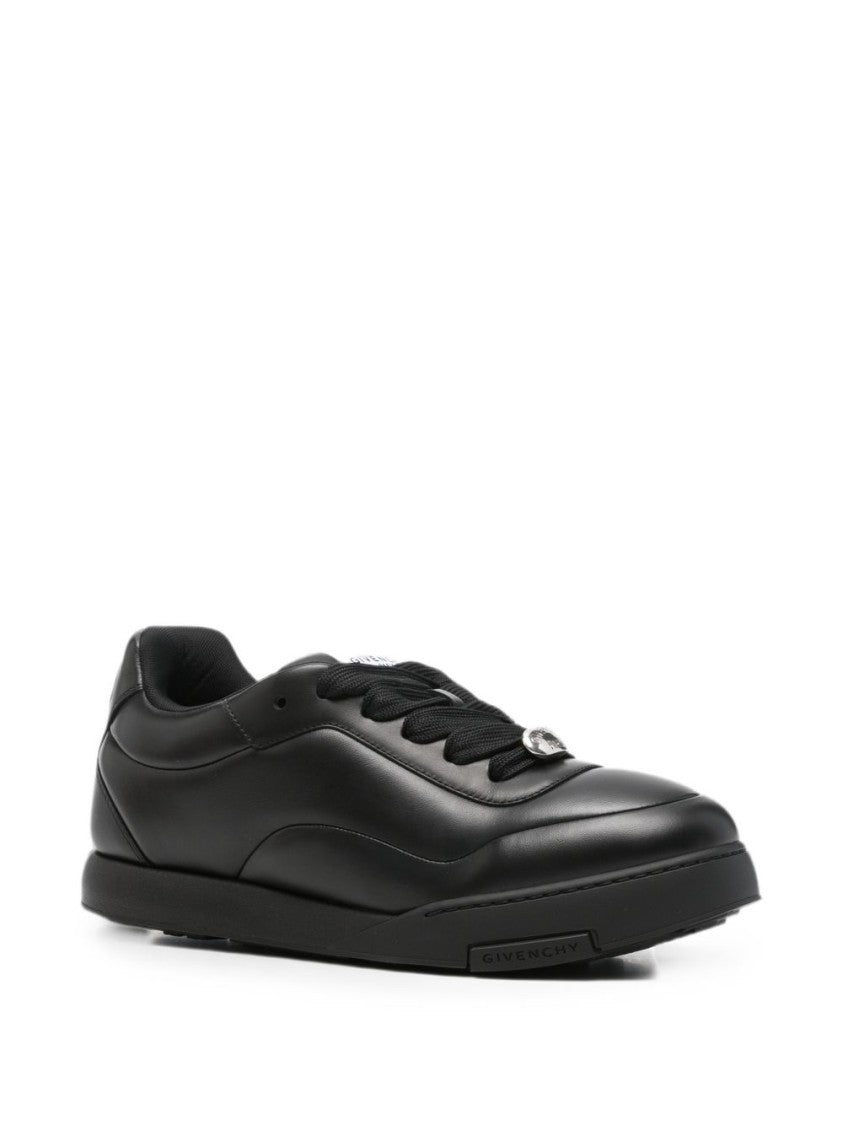 Givenchy Black Streamlined Minimalist Sneakers