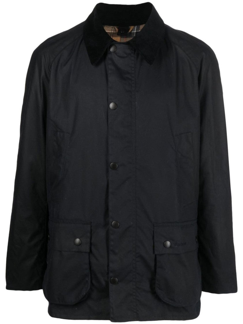 Barbour Ashby Matte Black Waxed Jacket