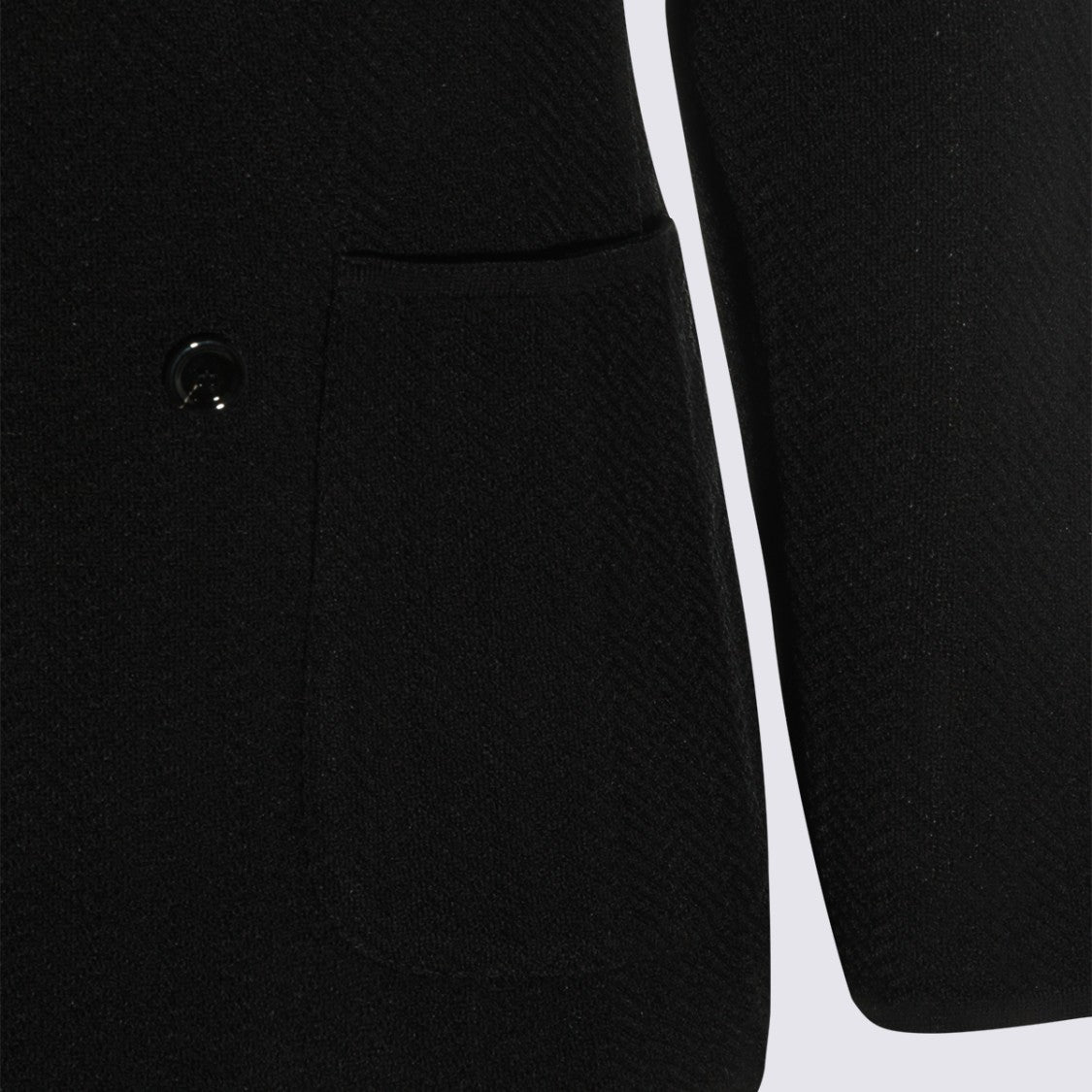 Lardini Textured Double-Breasted Jacket With Tailored Fit