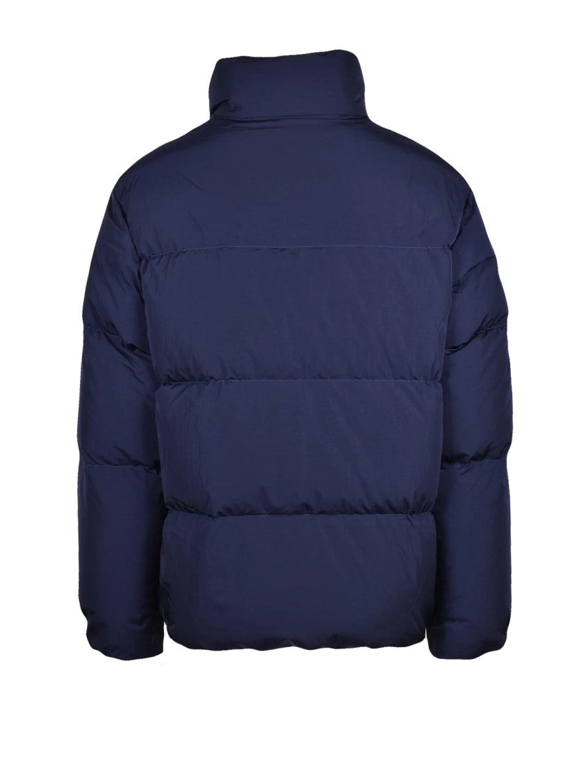 Diesel Blue Nylon Padded Down Jacket