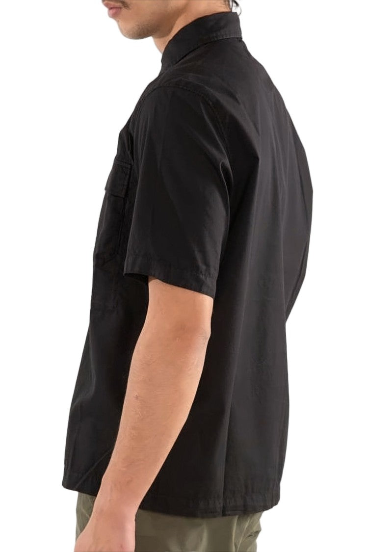 C.P. Company Boxy Fit Short-Sleeve Shirt With Classic Collar