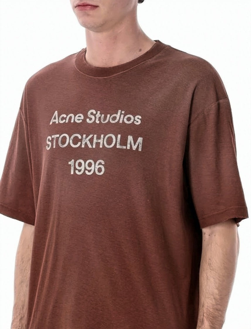 Acne Studios Relaxed-Fit Brown T-Shirt