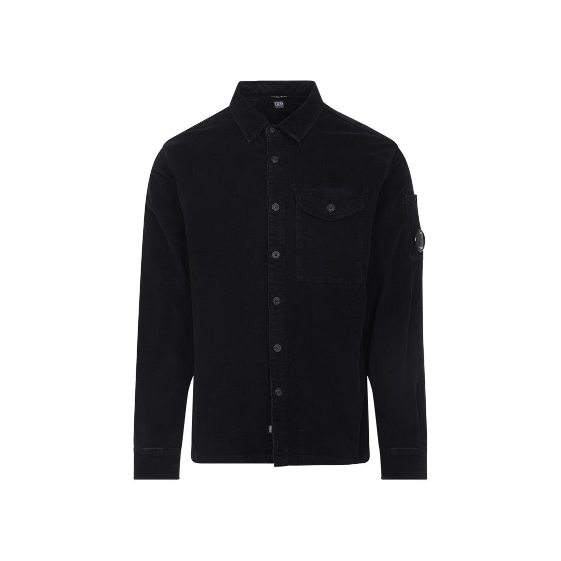 C.P. Company Button-Up Black Shirt