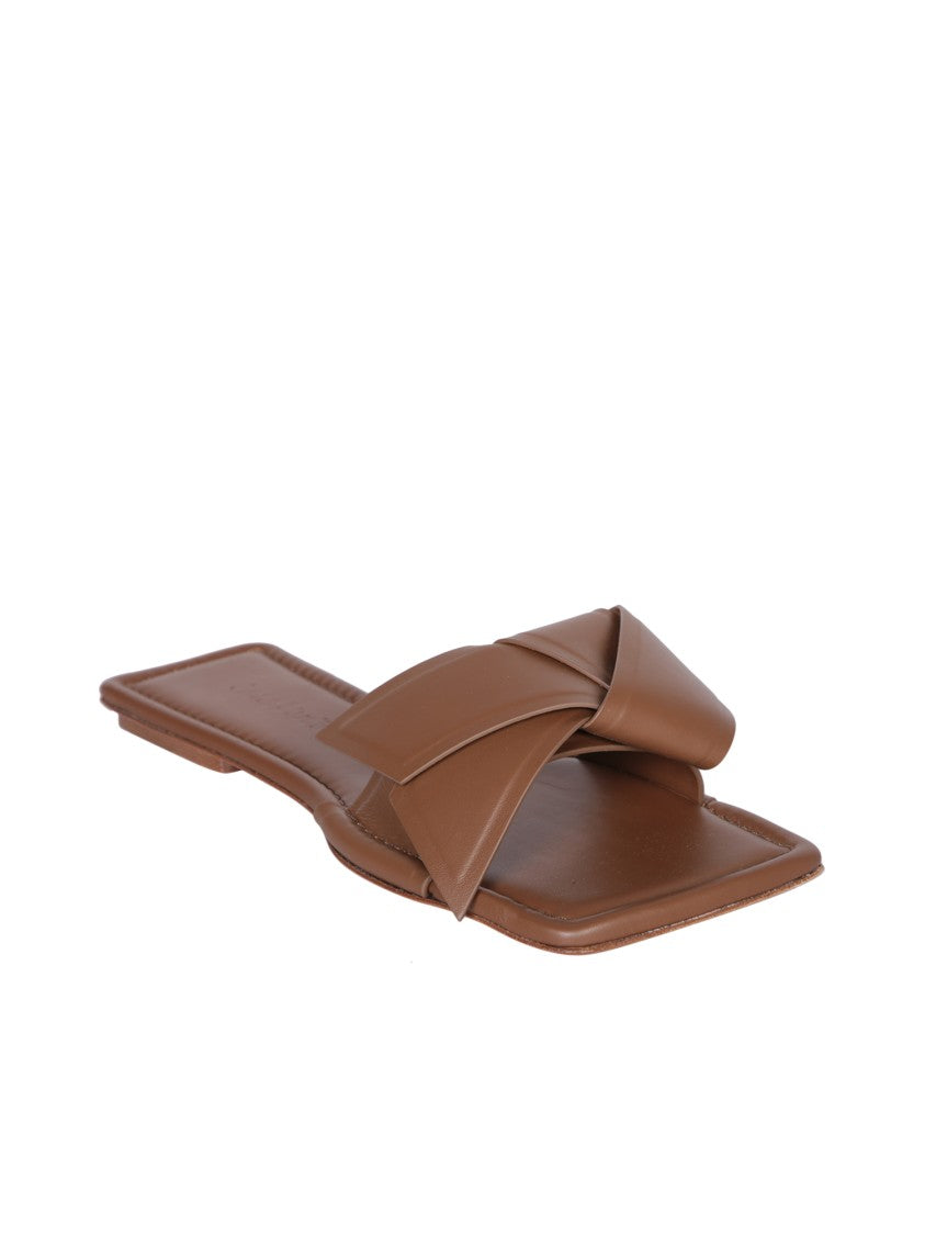Acne Studios Brown Leather Sandals