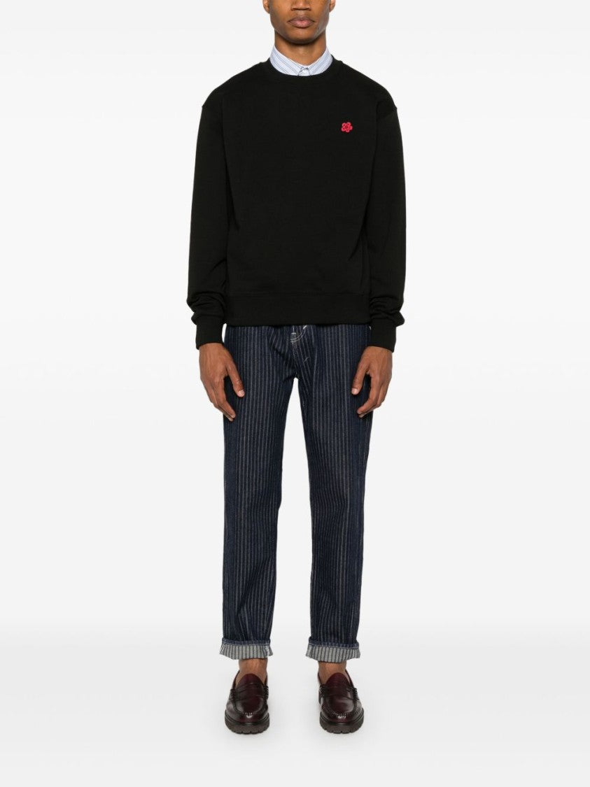 Kenzo Black Cotton Jersey Sweatshirt