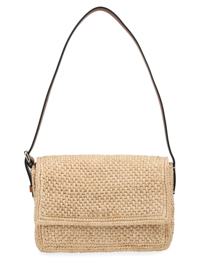Manebi Paloma Handwoven Raffia Shoulder Bag