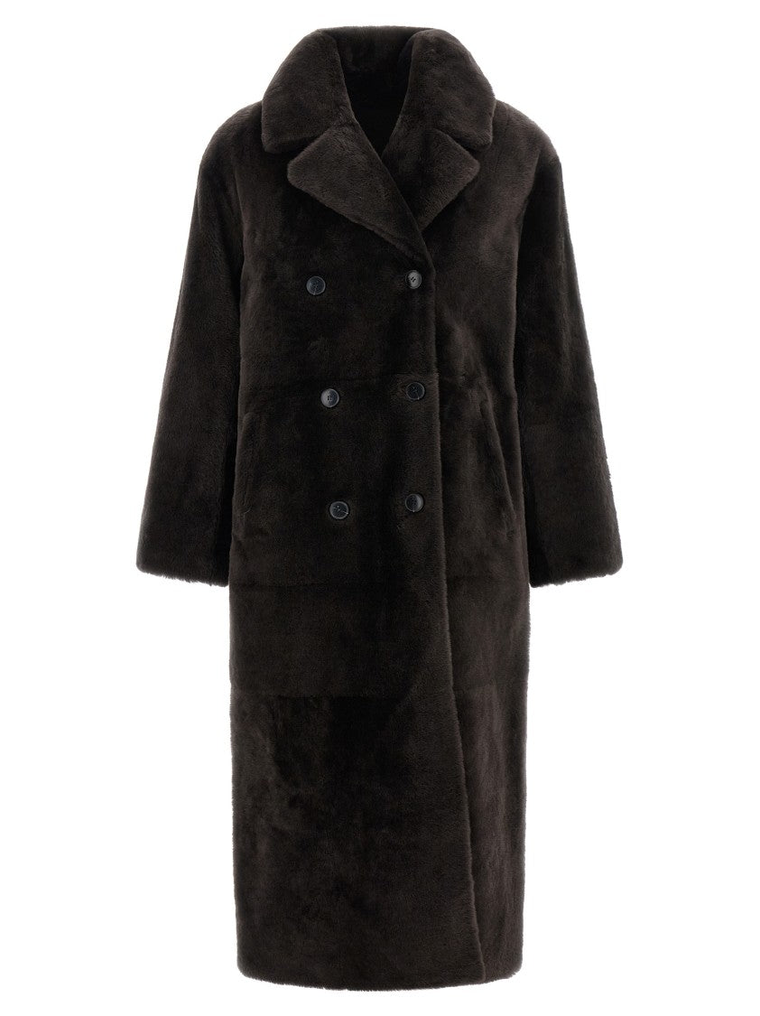 Yves Salomon Shearling Coat