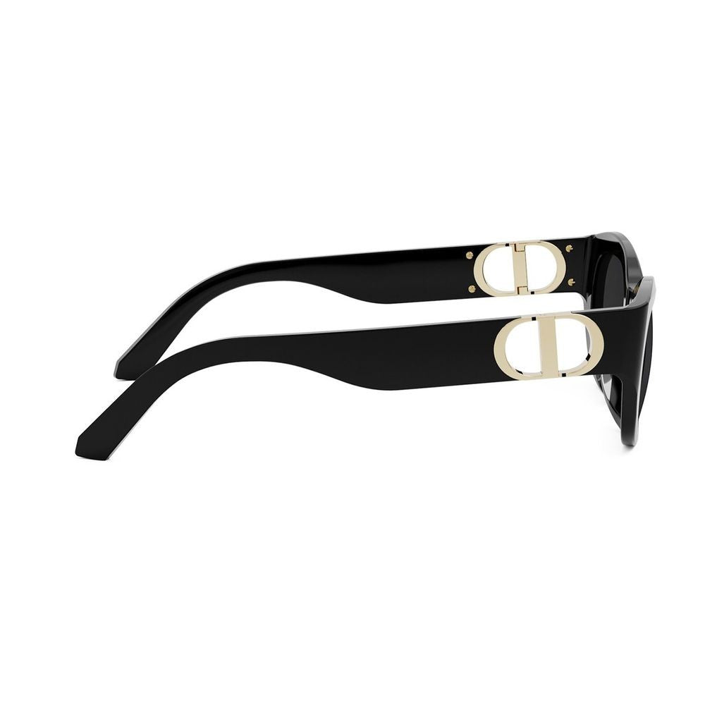 Dior 30Montaigne B5u Oval Black Acetate Sunglasses