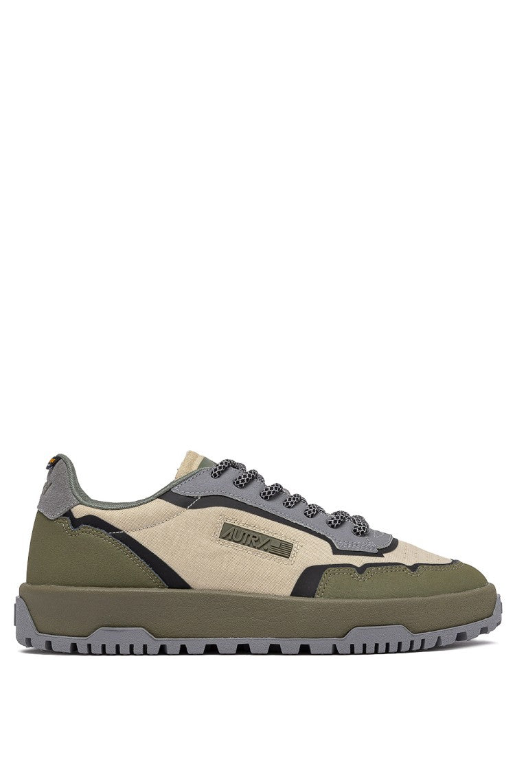 Autry Wildpace Model Cordura And Leather Sneakers