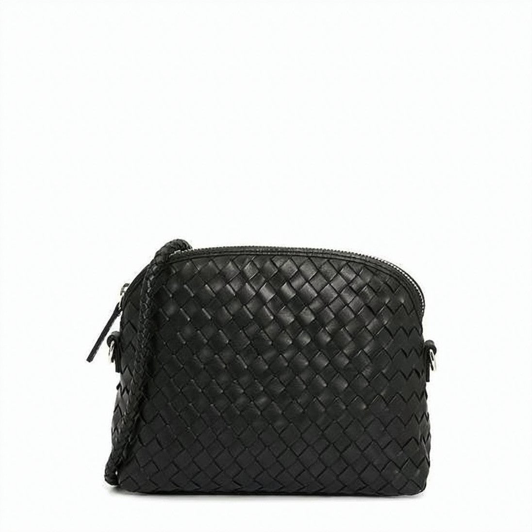 Dragon Diffusion Woven Buffalo Leather Crossbody Bag