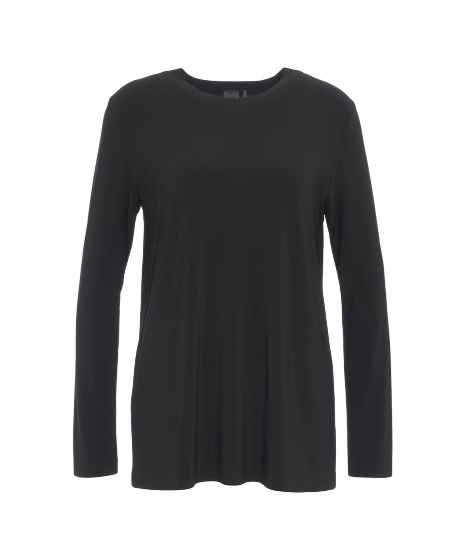 Norma Kamali Long Sleeve Minimalistic T-Shirt