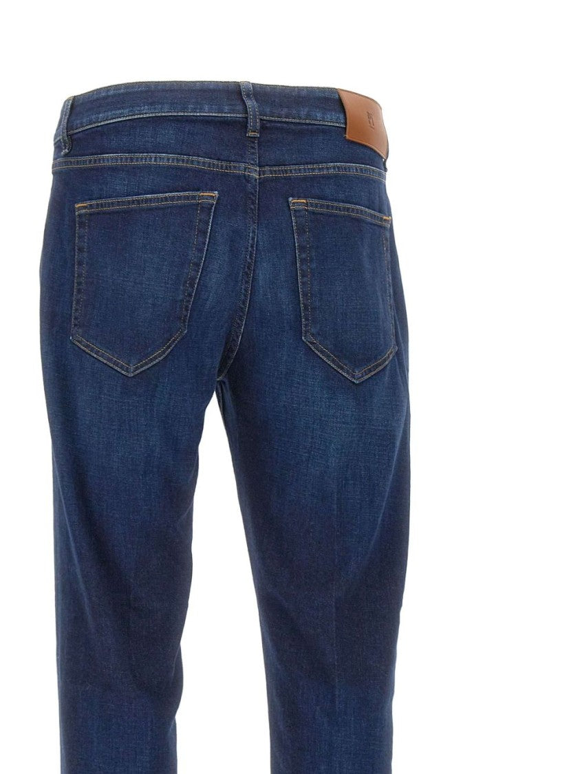 Pt Torino Classic Straight-Leg Denim Jeans With Mid-Rise Waist