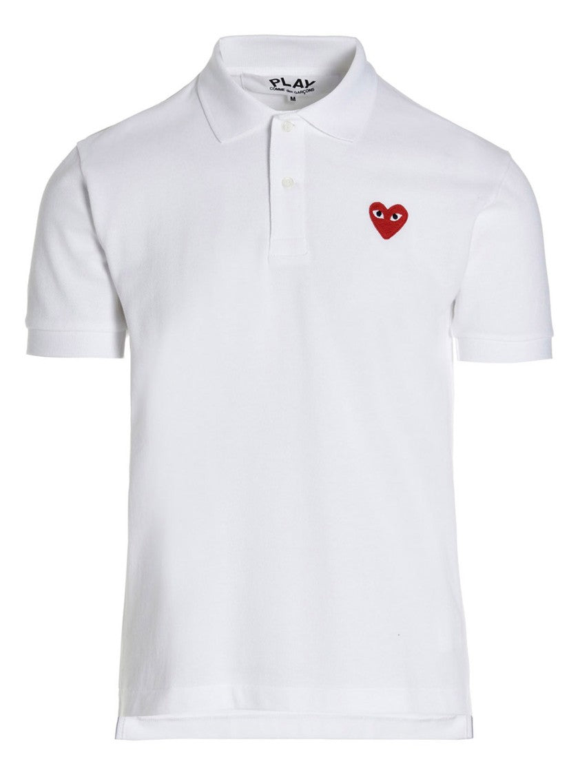 Comme Des Garçons Logo Patch Polo Shirt