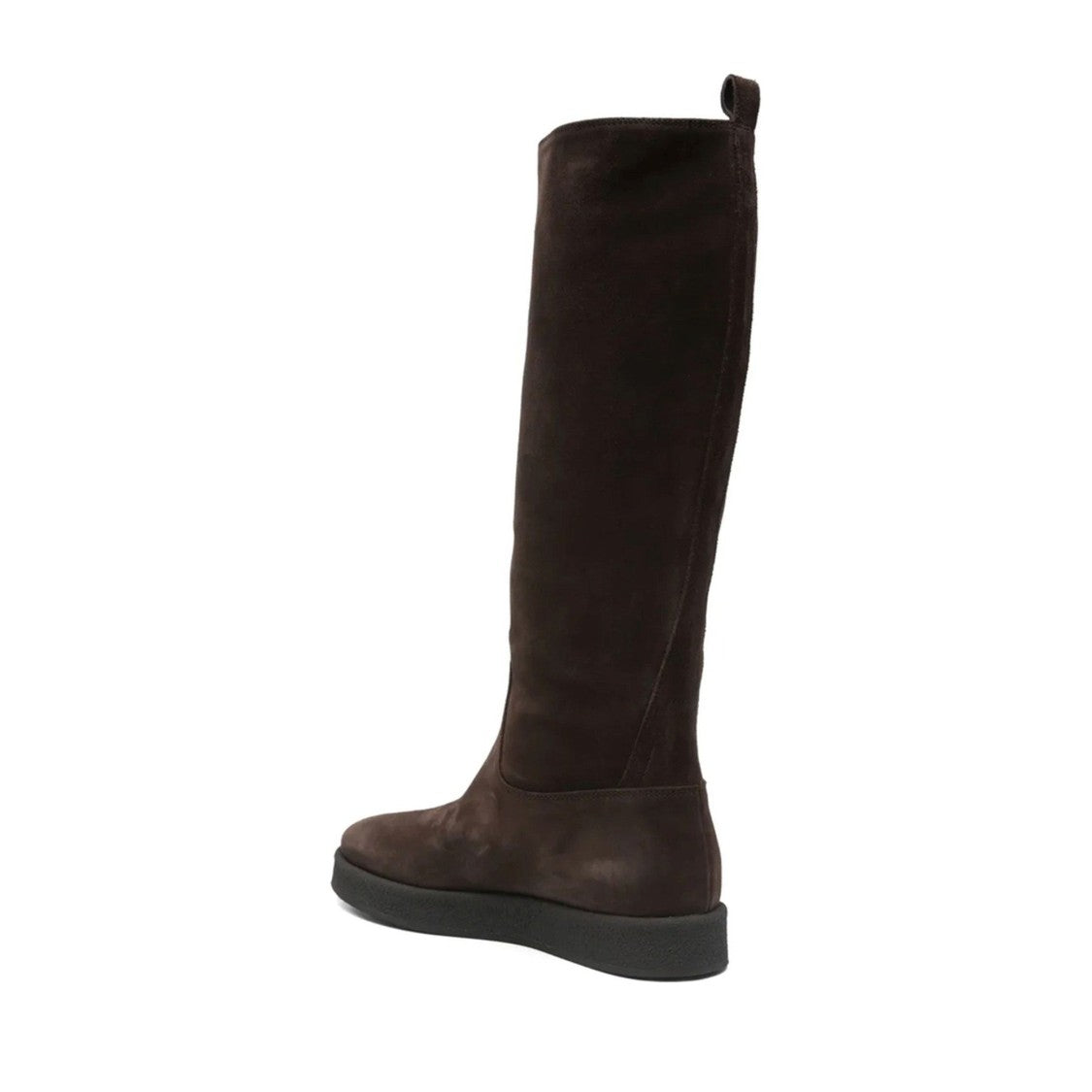 Premiata Brown Leather Tall Minimalist Boots