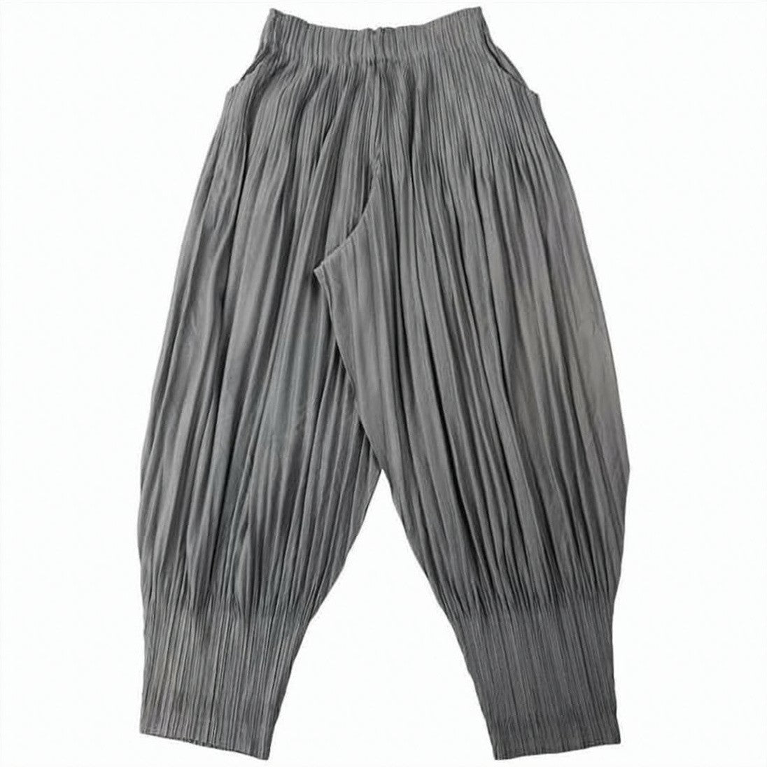 Pleats Please Pleated Design Jogger Pants