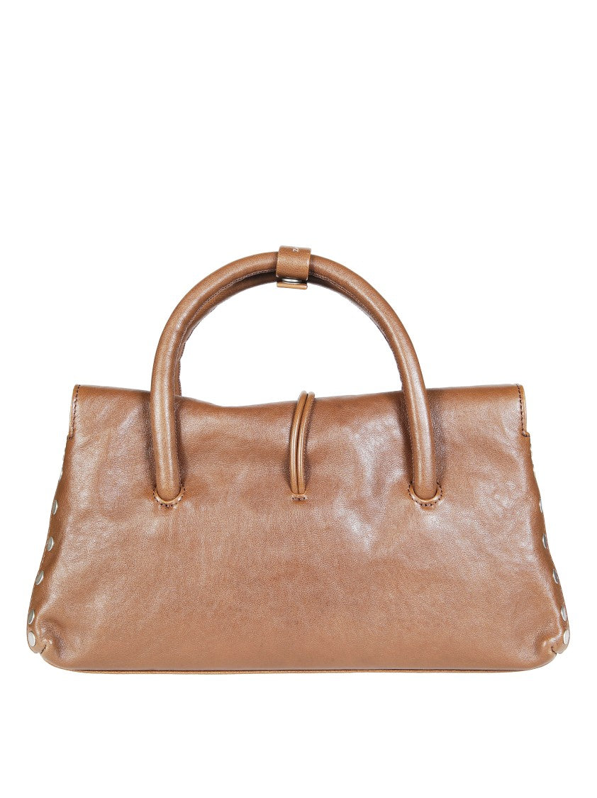 Zanellato Learned Leather Vintage Leather Shoulder Bag