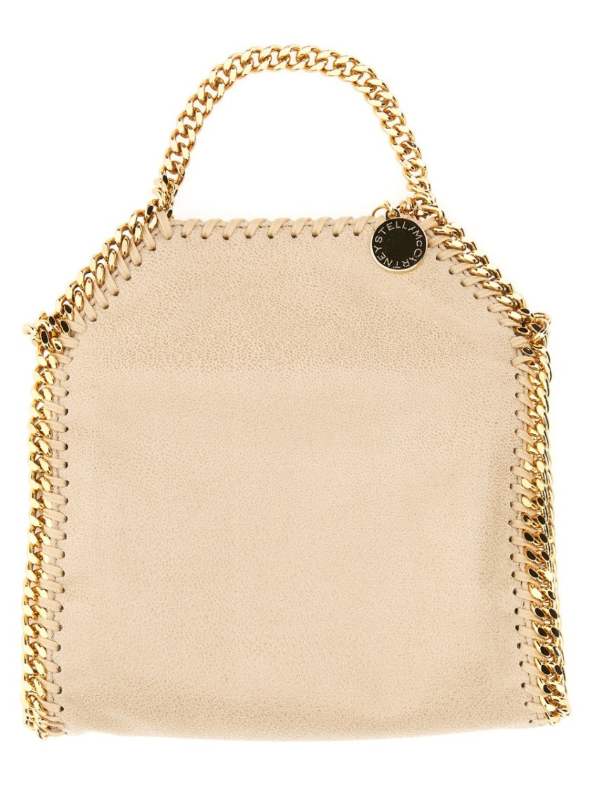 Stella Mccartney Structured Handbag With Gold-Tone Chain Details