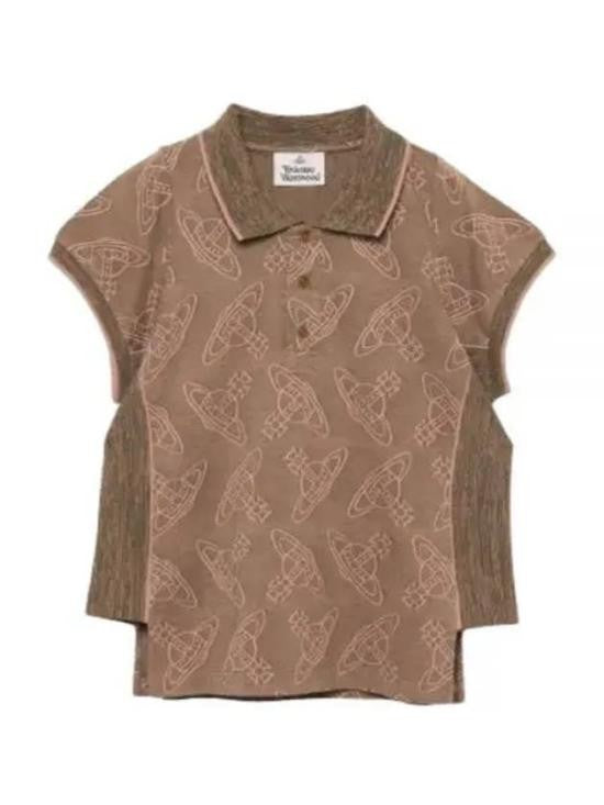 Vivienne Westwood Short-Sleeved Polo Shirt With Classic Collar