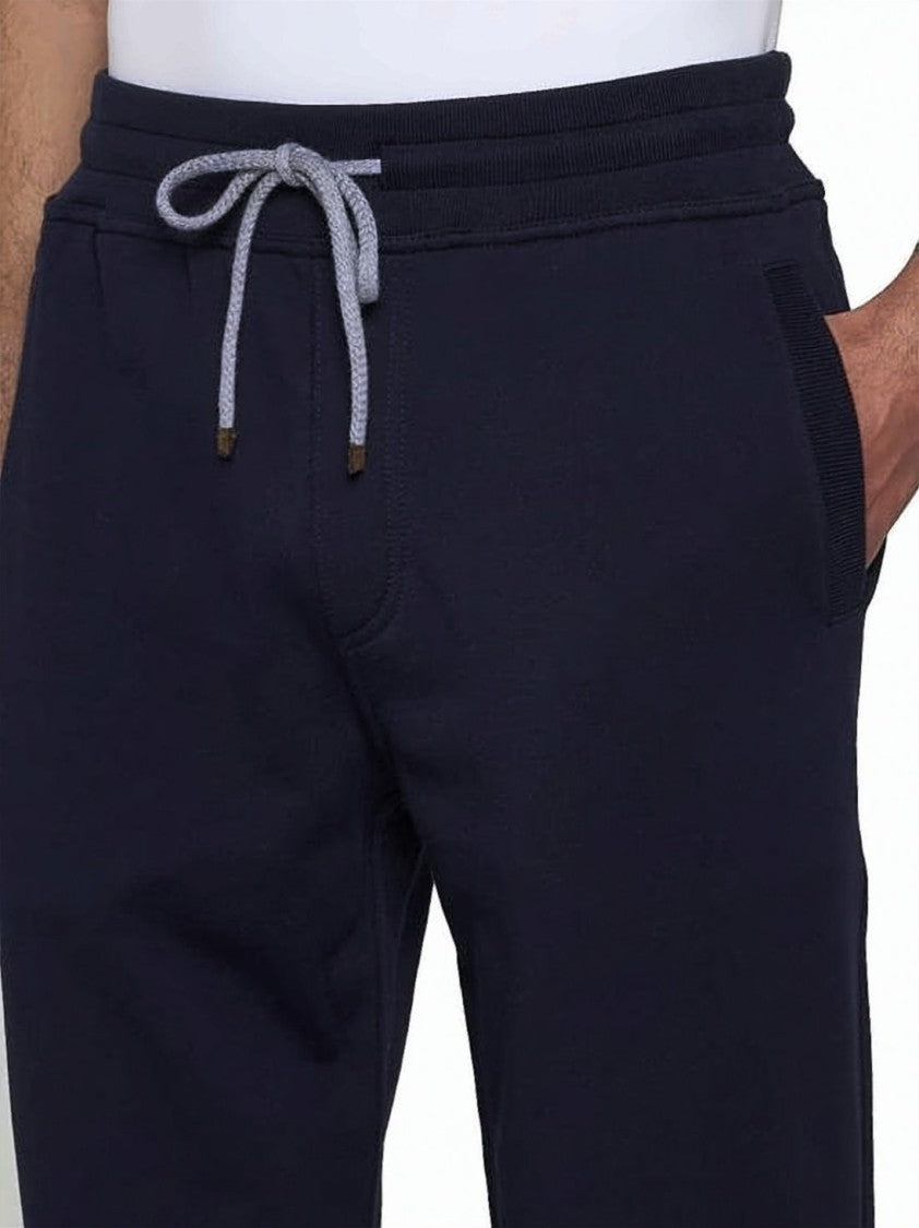 Brunello Cucinelli Relaxed Fit Jogger Pants With Ribbed Cuffs
