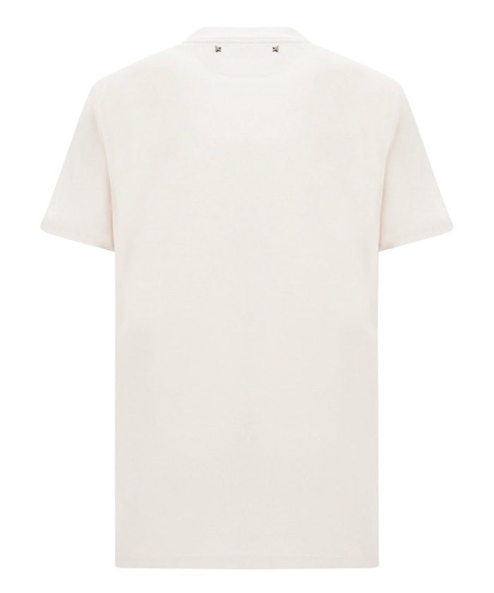 Golden Goose Classic White T-Shirt With Subtle Embellishments