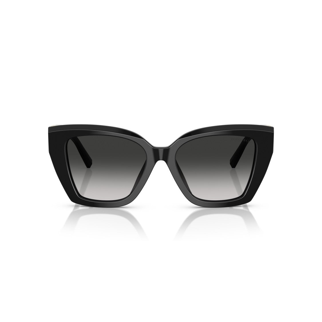 Tiffany & Co. Oversized Square Frame Sunglasses With Gold-Tone Accents