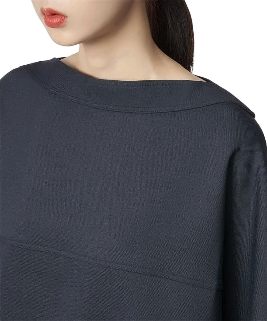Studio Nicholson Boxy Silhouette Black Blouse