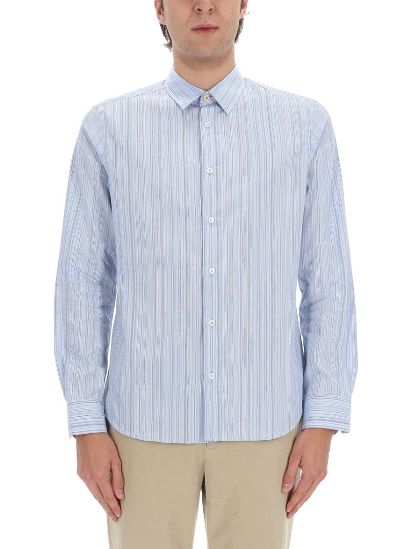 Paul Smith Slim Fit Vertical Stripes Shirt
