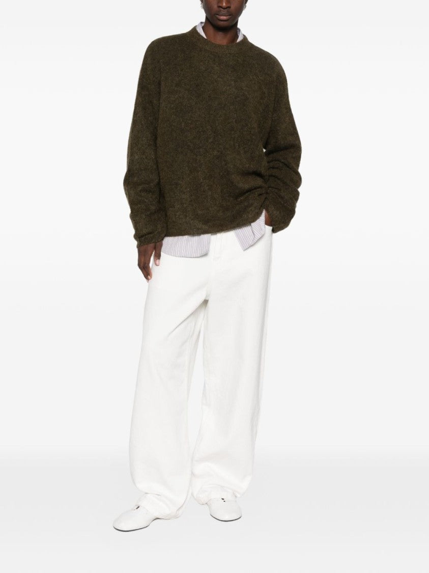 The Frankie Shop Boxy Ribbed Knit Sweater