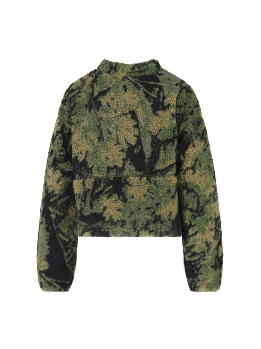 The North Face Green Extreme Pile 2 Camouflage Jacket