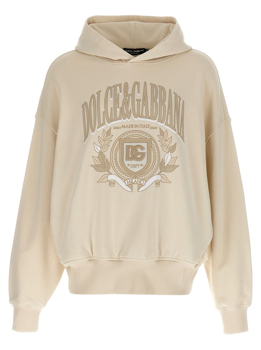 Dolce & Gabbana Oversized Cotton Jersey Hoodie