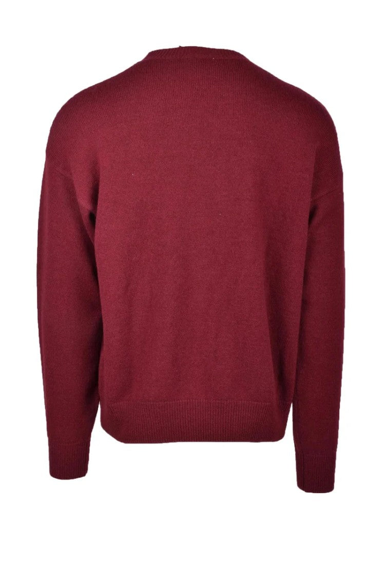Covert Merino Wool And Cashmere Pullover - Red