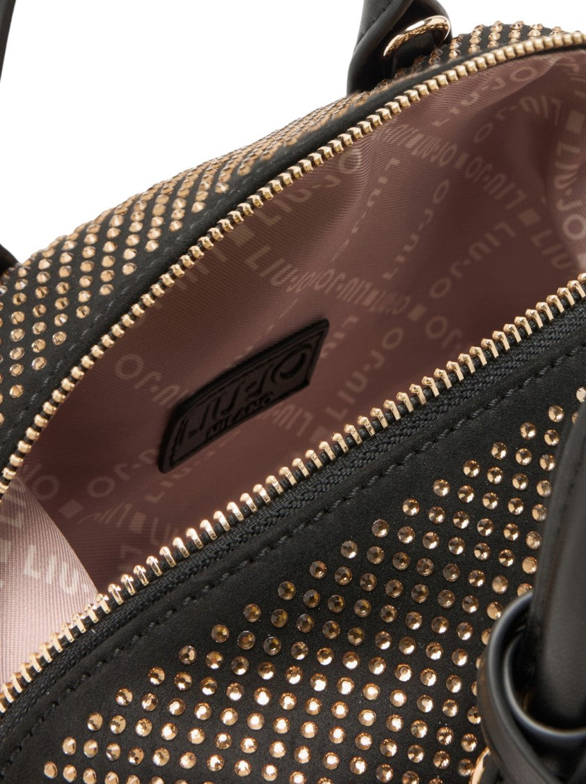 Liu Jo Compact Studded Handbag With Versatile Carrying Options