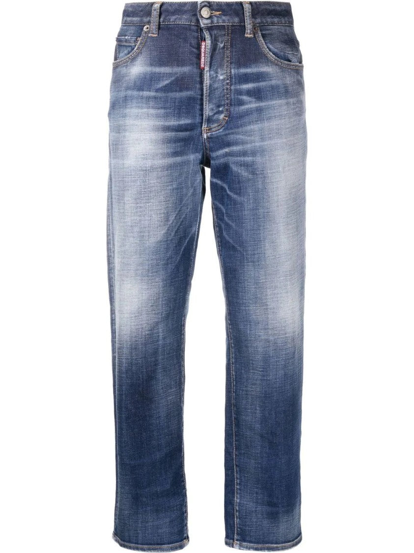 Dsquared2 Straight Jeans With Five-Pocket Design