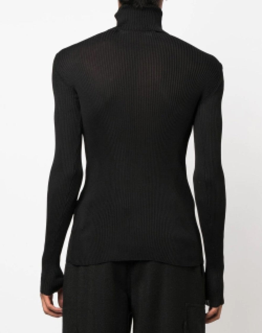 Off-White Helvetica Logo Turtleneck Sweater