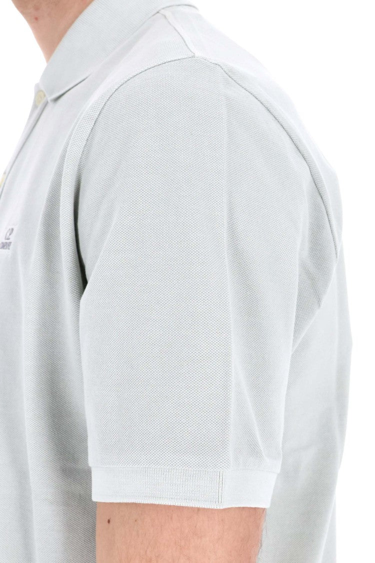 C.P. Company 24/1 Resist Dyed Cotton Piquet Polo