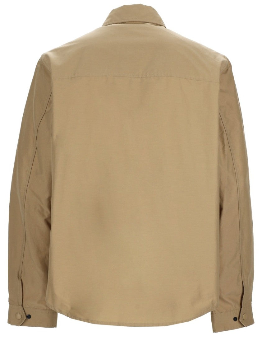Woolrich Neutrals Structured Ramar Cotton Overshirt