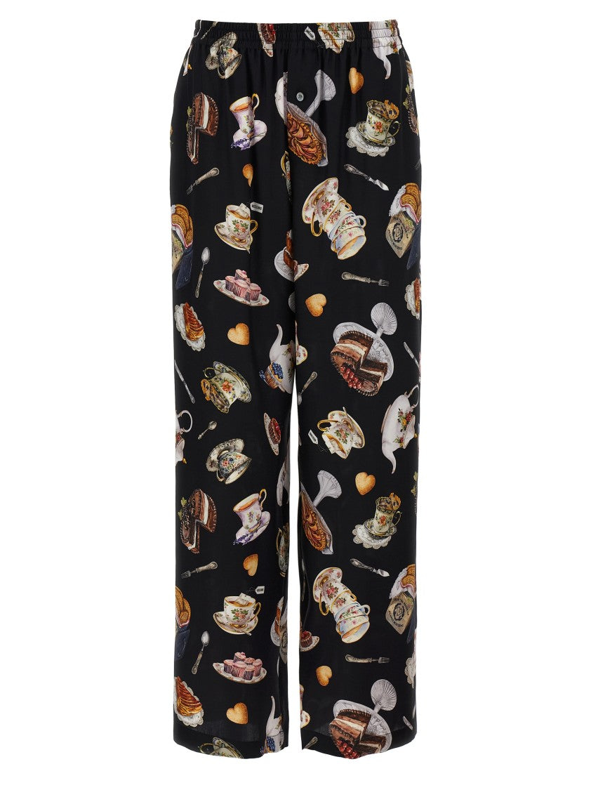 Moschino 'Tea Time' Print Pants