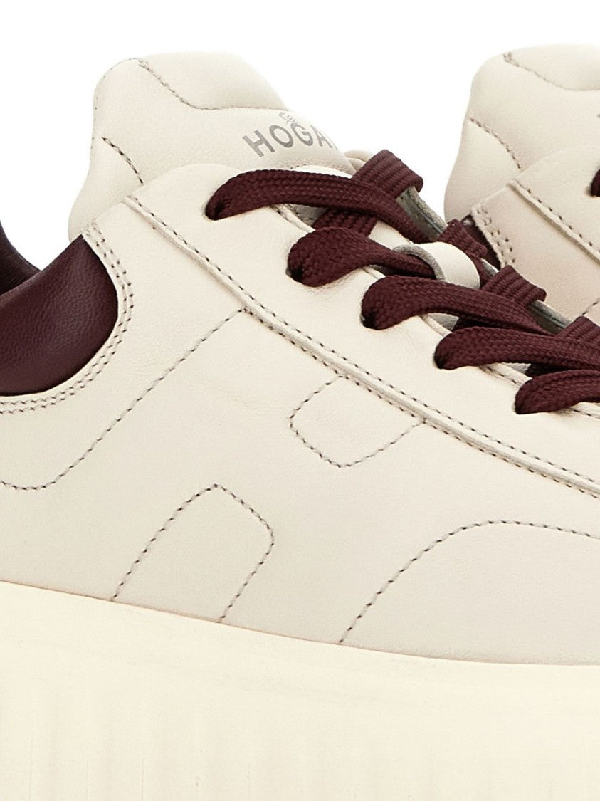 Hogan Platform Sneakers With Round Toe
